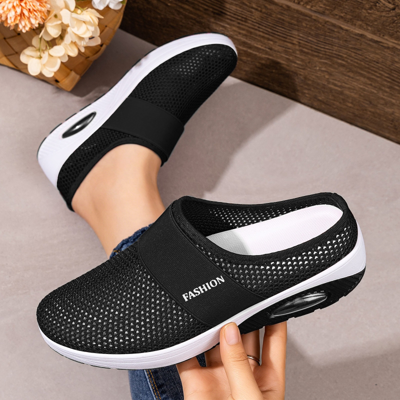 Wedge Espadrille Women - Женские дышащие мюли с сетчатым верхом
