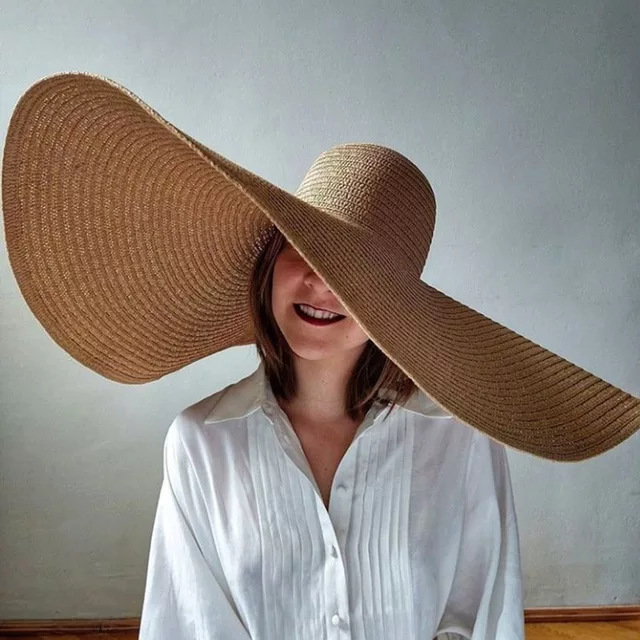 Hat Floppy Wide - Большие пляжные соломенные шляпы для женщин,