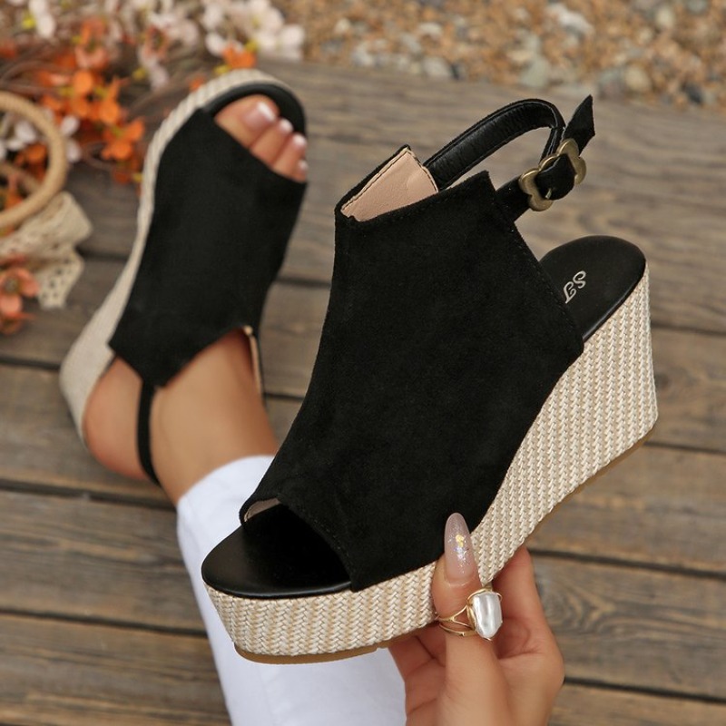 Wedge Espadrille Women - Женские летние сандалии на танкетке из