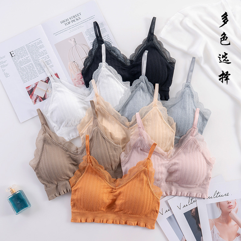Bralette Triangle Set - 3D сексуальное женское белье, бесшовный спортивный