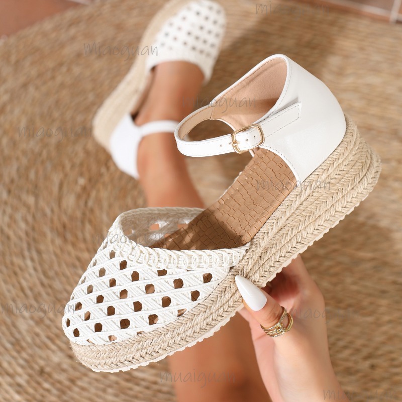 Wedge Espadrille Women - Женские эспадрильи на танкетке в стиле