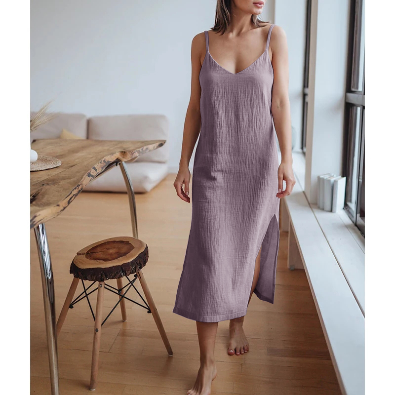 Linen Dress Wrap - Муслиновое женское платье из 100% хлопка