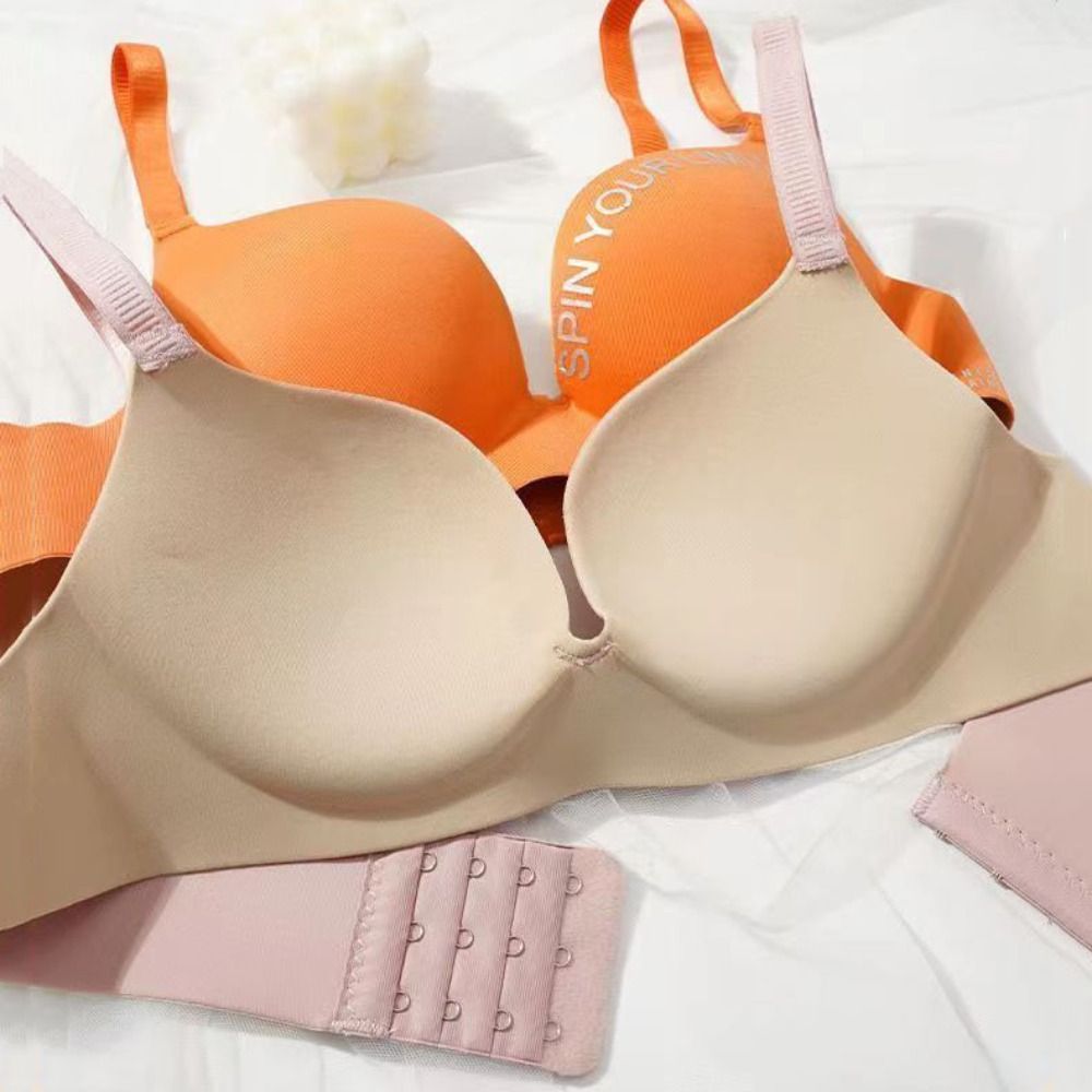 Bralette Triangle Set - Модный женский бюстгальтер с буквенным принтом,