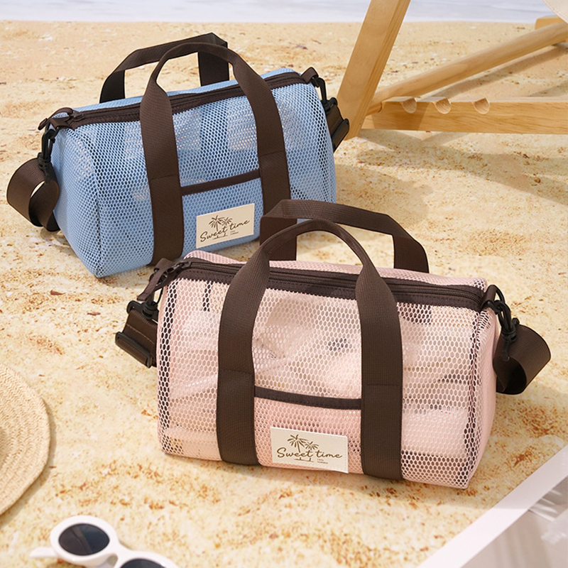 Tote Bag Beach - Прозрачная сетчатая пляжная сумка-тоут для быстрой