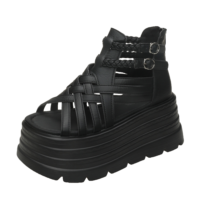 Wedge Espadrille Women - Дизайнерские женские летние кожаные сандалии 8