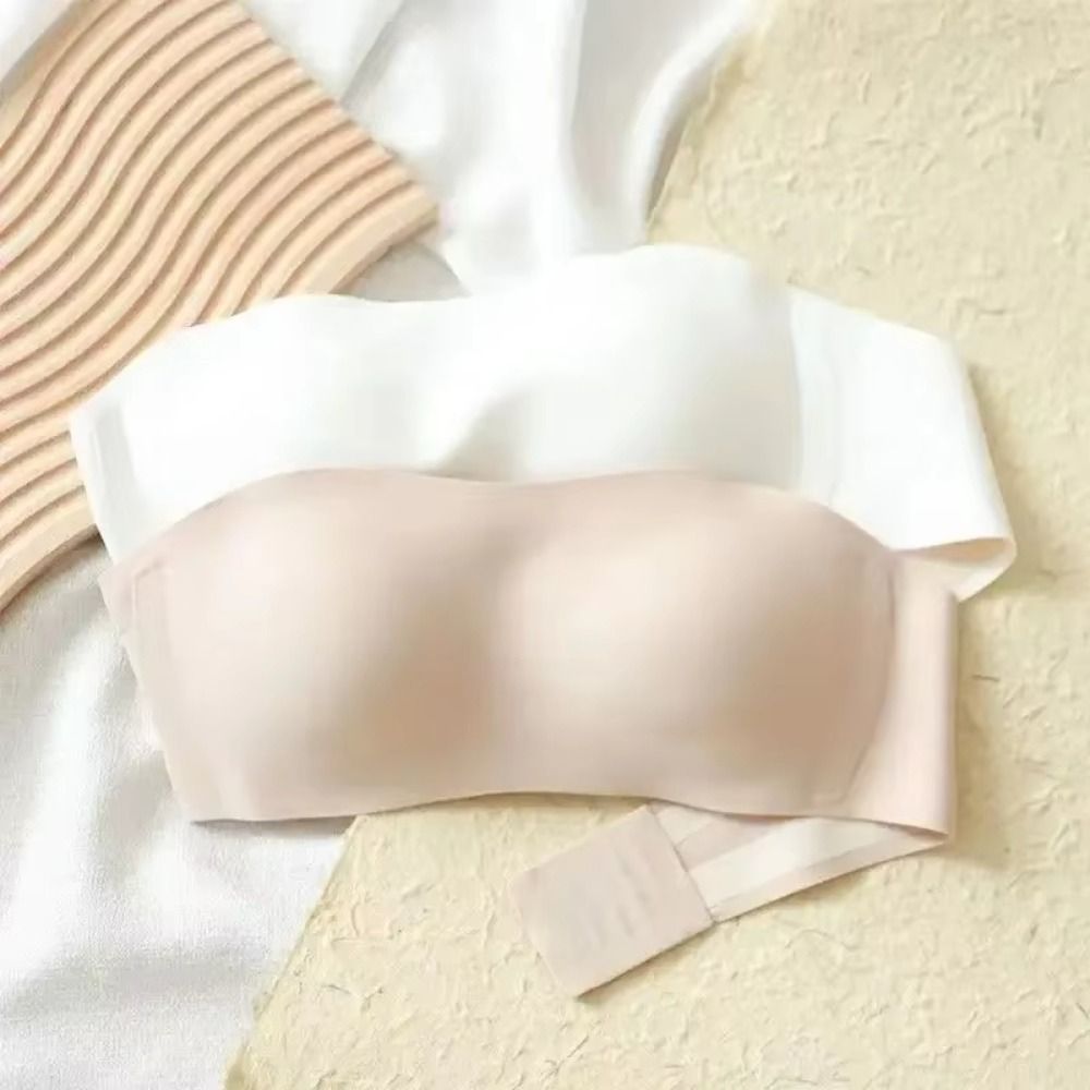 Bralette Triangle Set - Сплошной цвет, бюстгальтер без бретелек, невидимый