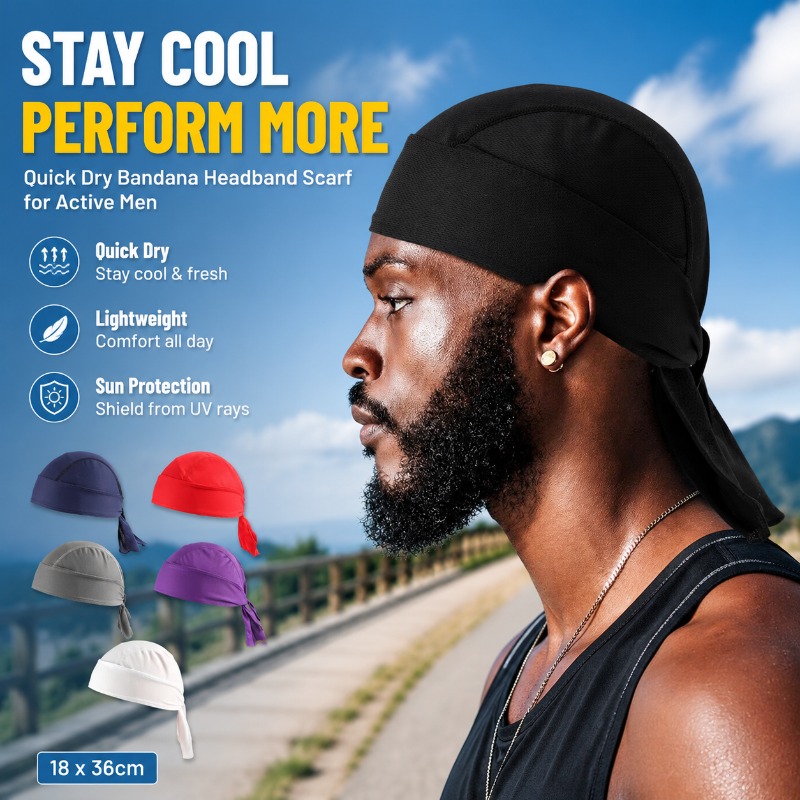 Headband Summer Knit - Быстросохнущая полиэстеровая бандана-повязка на голову для