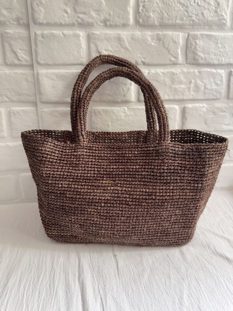 Crochet Bag Raffia - Летняя сумка в деревенском стиле из