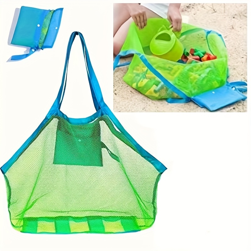 Tote Bag Beach - Большая пляжная сумка-тоут из сетчатой ткани,