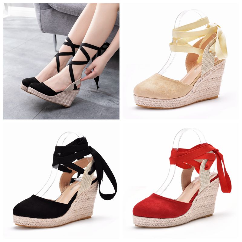 Wedge Espadrille Women - Женские эспадрильи на платформе с закрытым