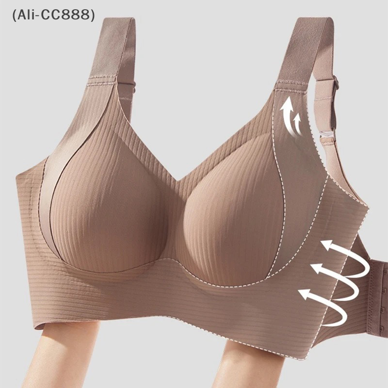 Bralette Triangle Set - Нейлоновый противопровисающий бюстгальтер с полной чашкой,