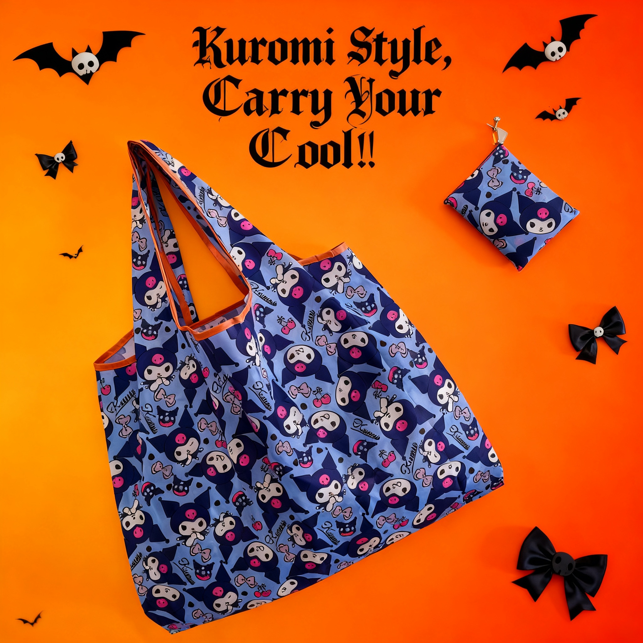 Tote Bag Beach - Большая модная корейская складная эко-сумка для