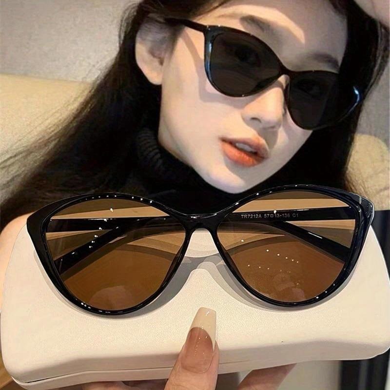 Sunglasses Cat Eye - 1 шт. Ретро-очки «кошачий глаз» для