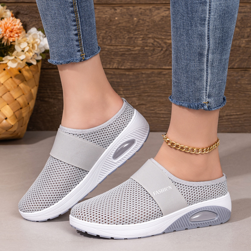 Женские дышащие мюли с сетчаты – обзор и цена Wedge Espadrille Women