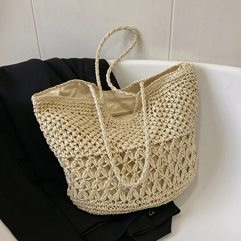 Пляжная сумка-тоут из соломы в – обзор и цена Crochet Bag Raffia