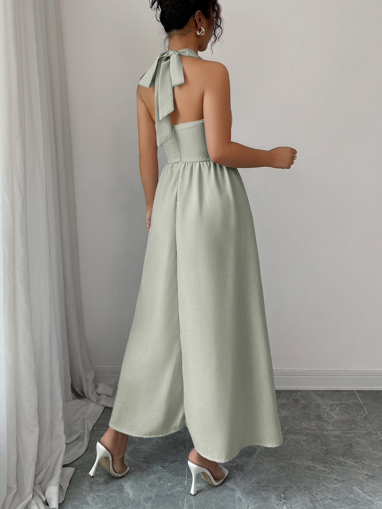 Женское платье макси с вырезом – обзор и цена Maxi Dress Halter