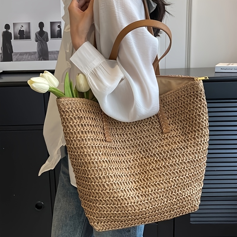 Модная и универсальная женская – обзор и цена Crochet Bag Raffia
