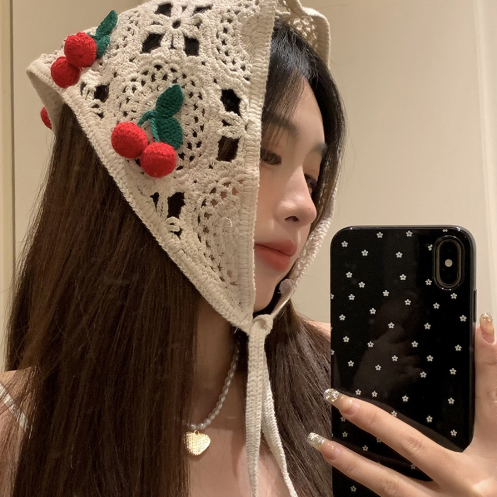Вязаная треугольная повязка на – обзор и цена Headband Summer Knit