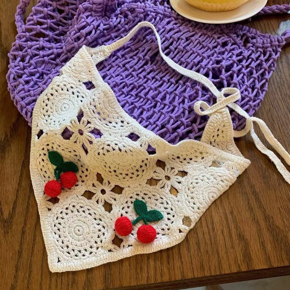 Вязаная треугольная повязка на – обзор и цена Headband Summer Knit