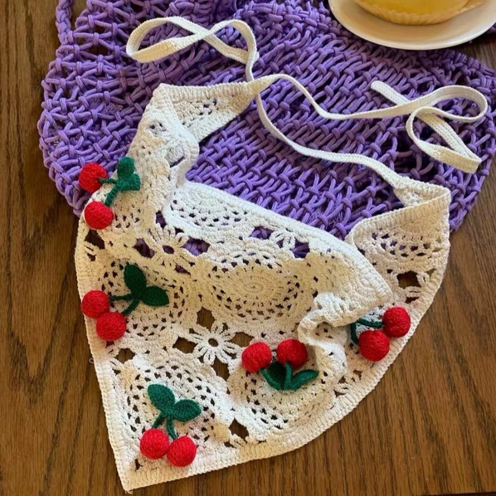 Вязаная треугольная повязка на – обзор и цена Headband Summer Knit