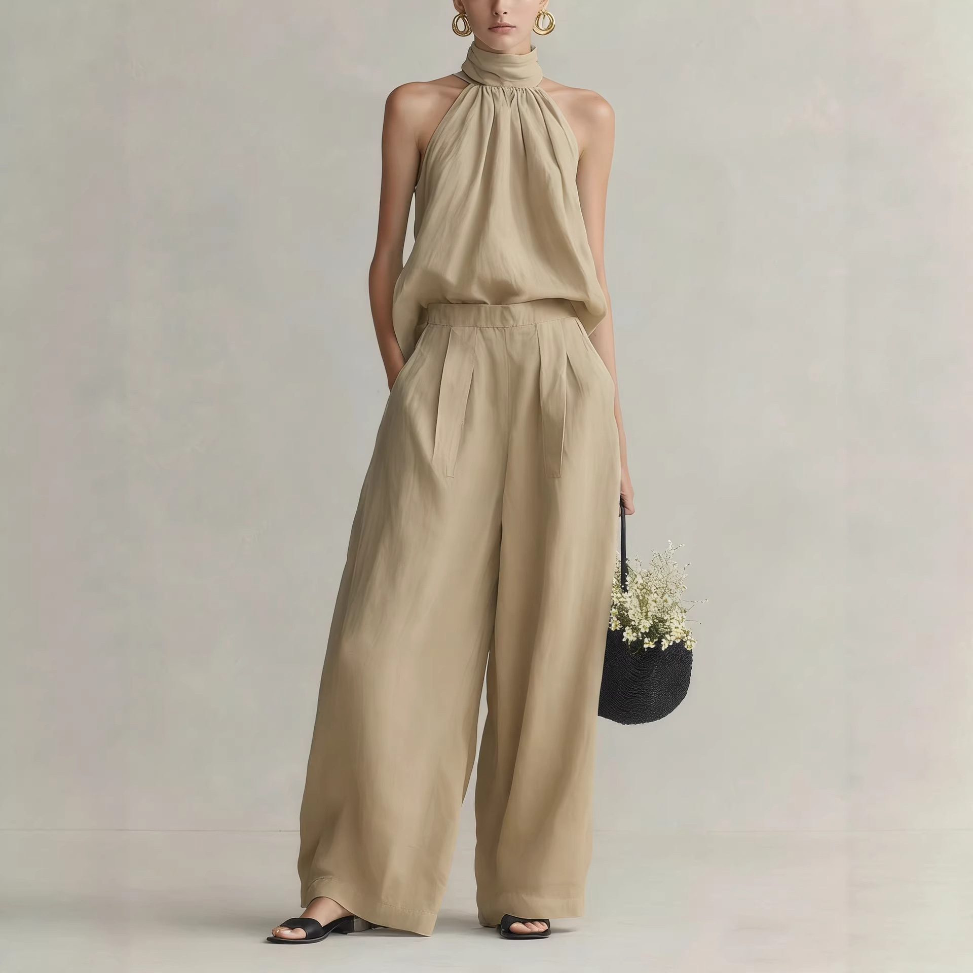 Женский летний комплект 2026:  – обзор и цена Linen Pant Wide