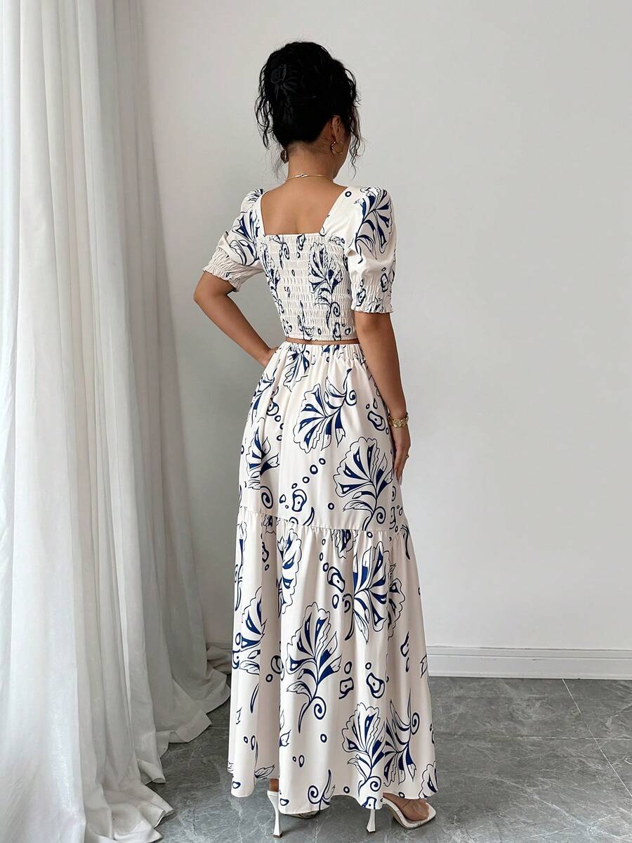Женский летний комплект из дву – обзор и цена Romper Floral Print