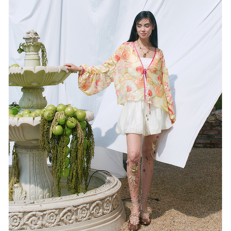 Прозрачный кардиган-кимоно ELF – обзор и цена Kimono Sheer Floral