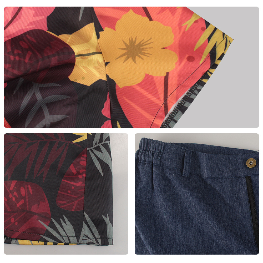 Мужской комплект: рубашка с тр – обзор и цена Shorts Denim Frayed