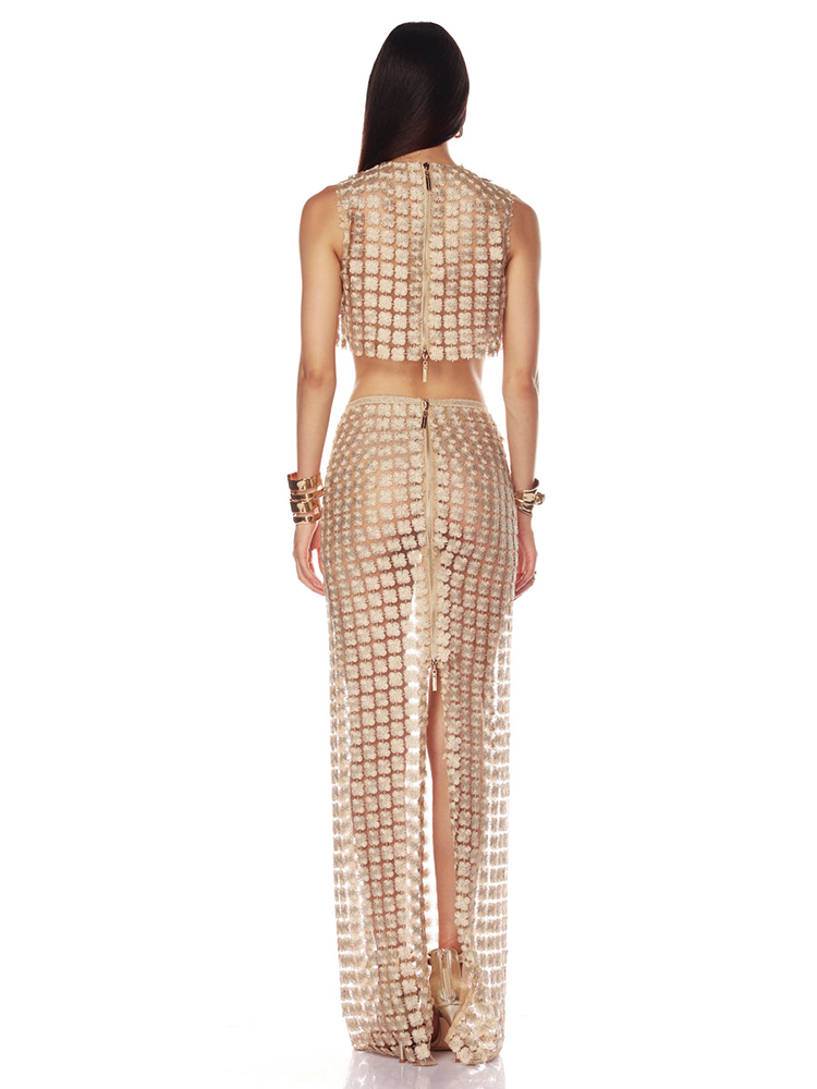VC Стильный бежевый укороченны – обзор и цена Crop Top Crochet
