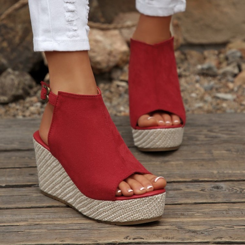 Женские летние сандалии на тан – обзор и цена Wedge Espadrille Women