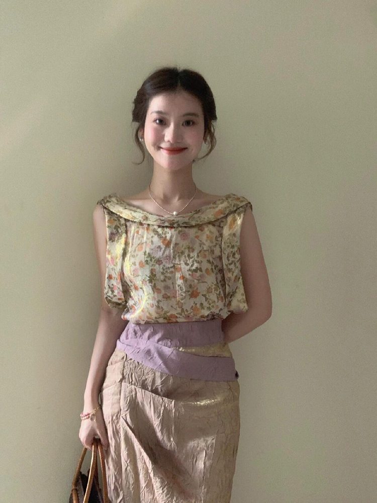 Винтажный комплект XZY: топ бе – обзор и цена Midi Skirt Floral