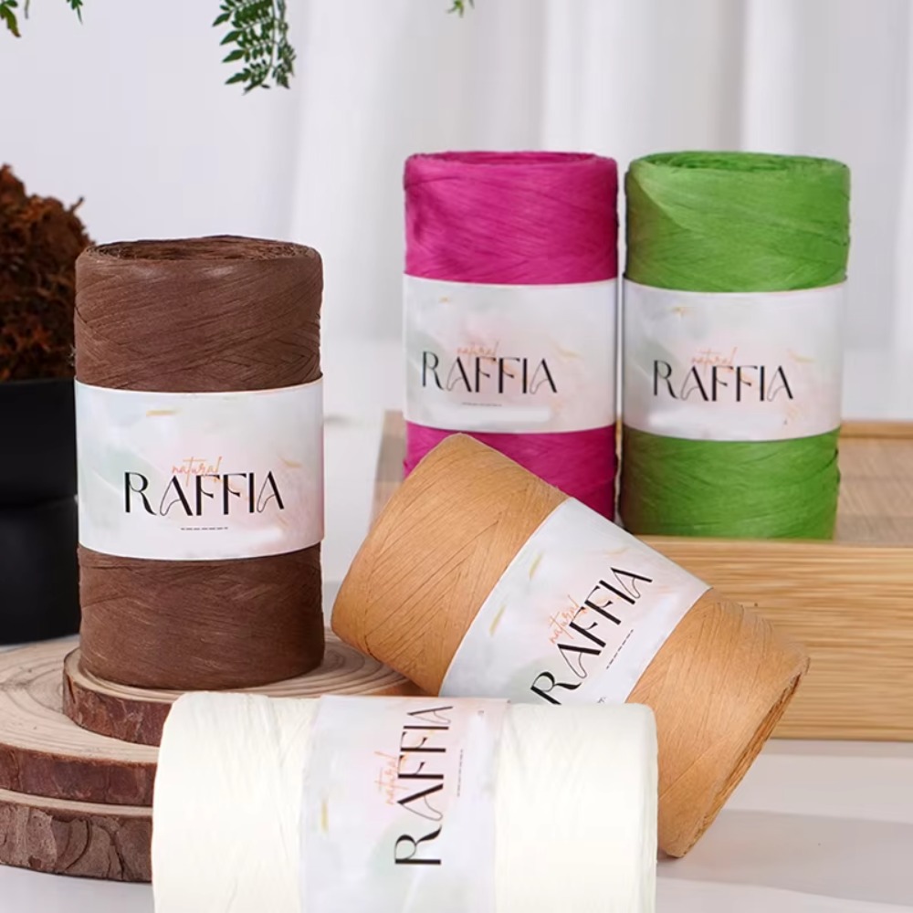 Разноцветная пряжа из рафии дл – обзор и цена Crochet Bag Raffia