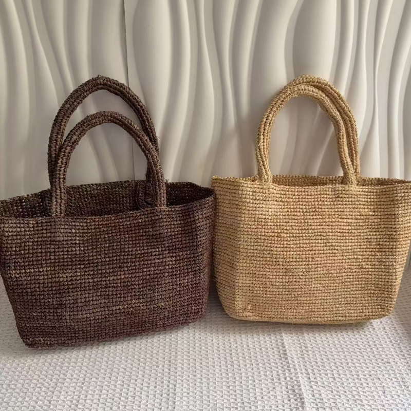 Высококачественная плетеная су – обзор и цена Crochet Bag Raffia