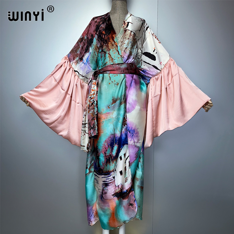 WINYI летнее кимоно, праздничн – обзор и цена Cover Up Kaftan