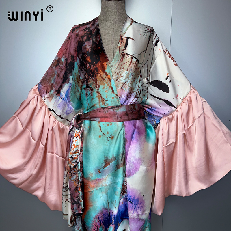 WINYI летнее кимоно, праздничн – обзор и цена Cover Up Kaftan