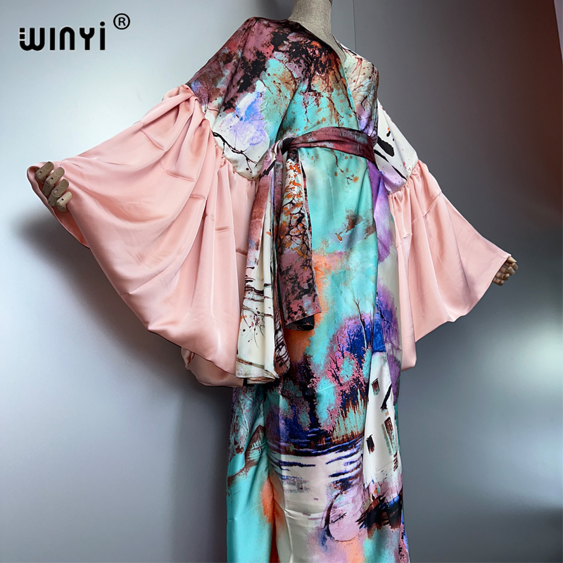 WINYI летнее кимоно, праздничн – обзор и цена Cover Up Kaftan