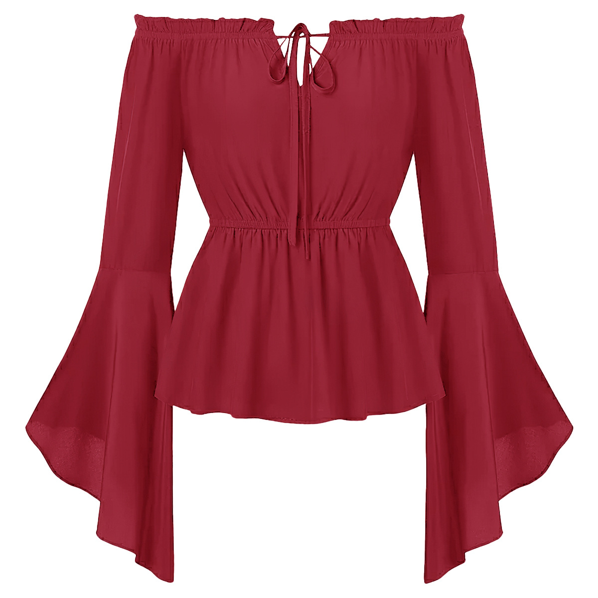 Блузка-топ с открытыми плечами – обзор и цена Blouse Off Shoulder