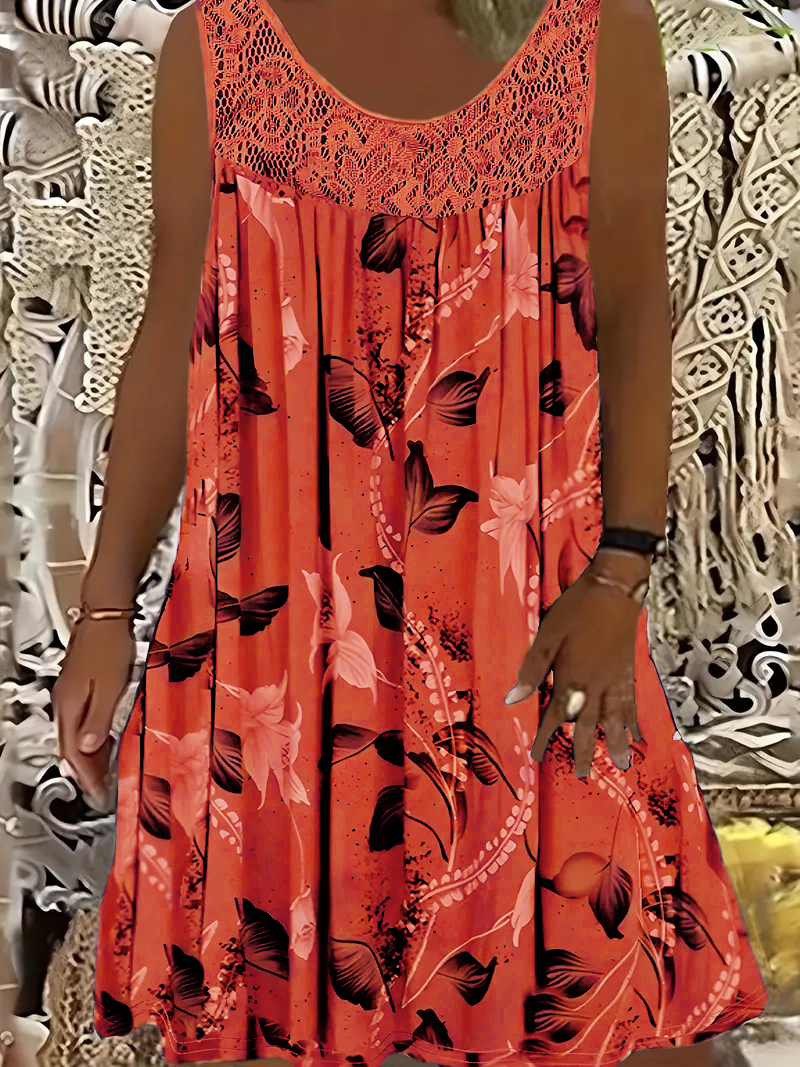 Женское платье А-силуэта без р – обзор и цена Romper Floral Print