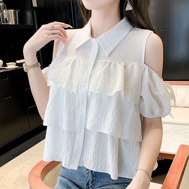 Повседневная белая блузка с от – обзор и цена Blouse Off Shoulder