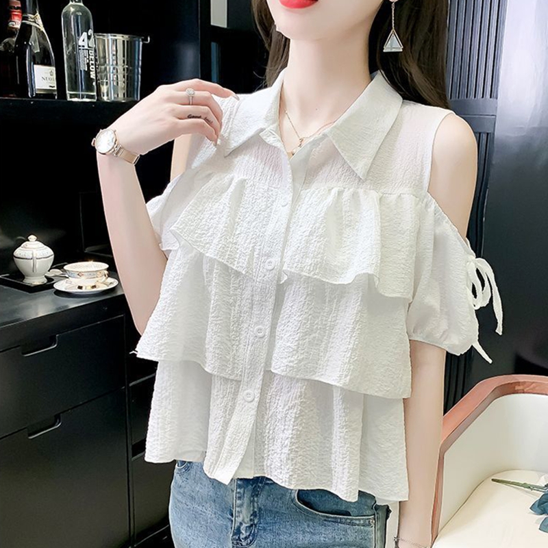 Повседневная белая блузка с от – обзор и цена Blouse Off Shoulder