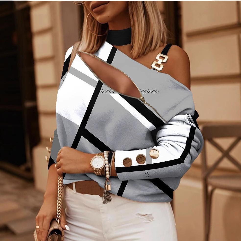 Женская блузка с открытыми пле – обзор и цена Blouse Off Shoulder