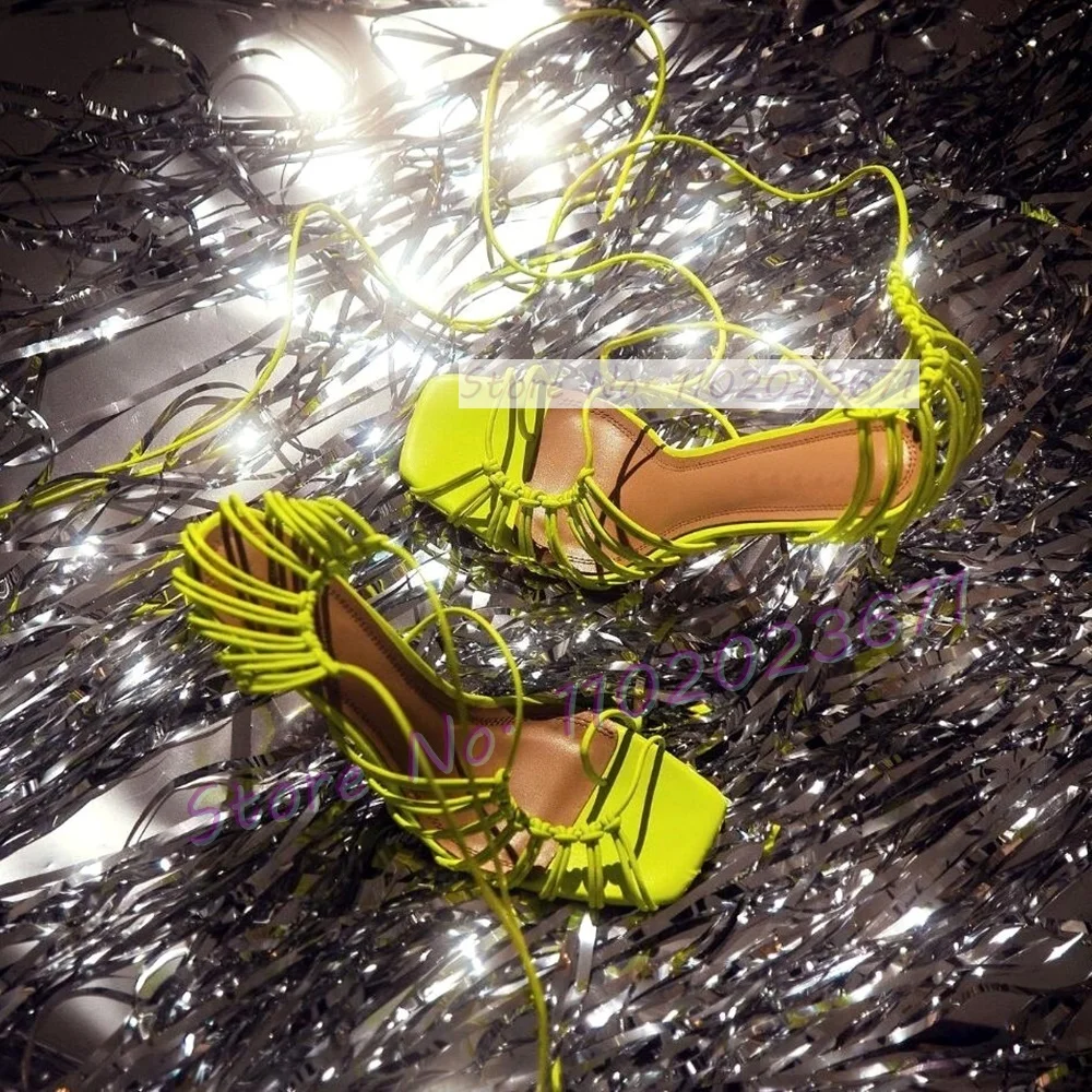 Босоножки женские на шнуровке, – обзор и цена Sandal Strappy Heeled