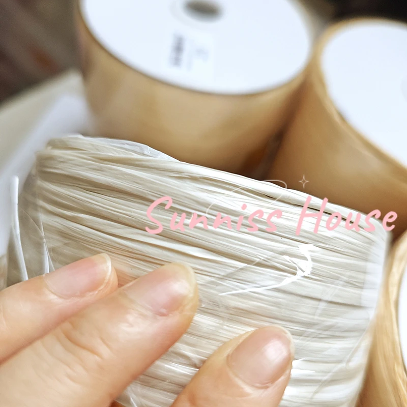 600 м матовая пряжа из рафии,  – обзор и цена Crochet Bag Raffia