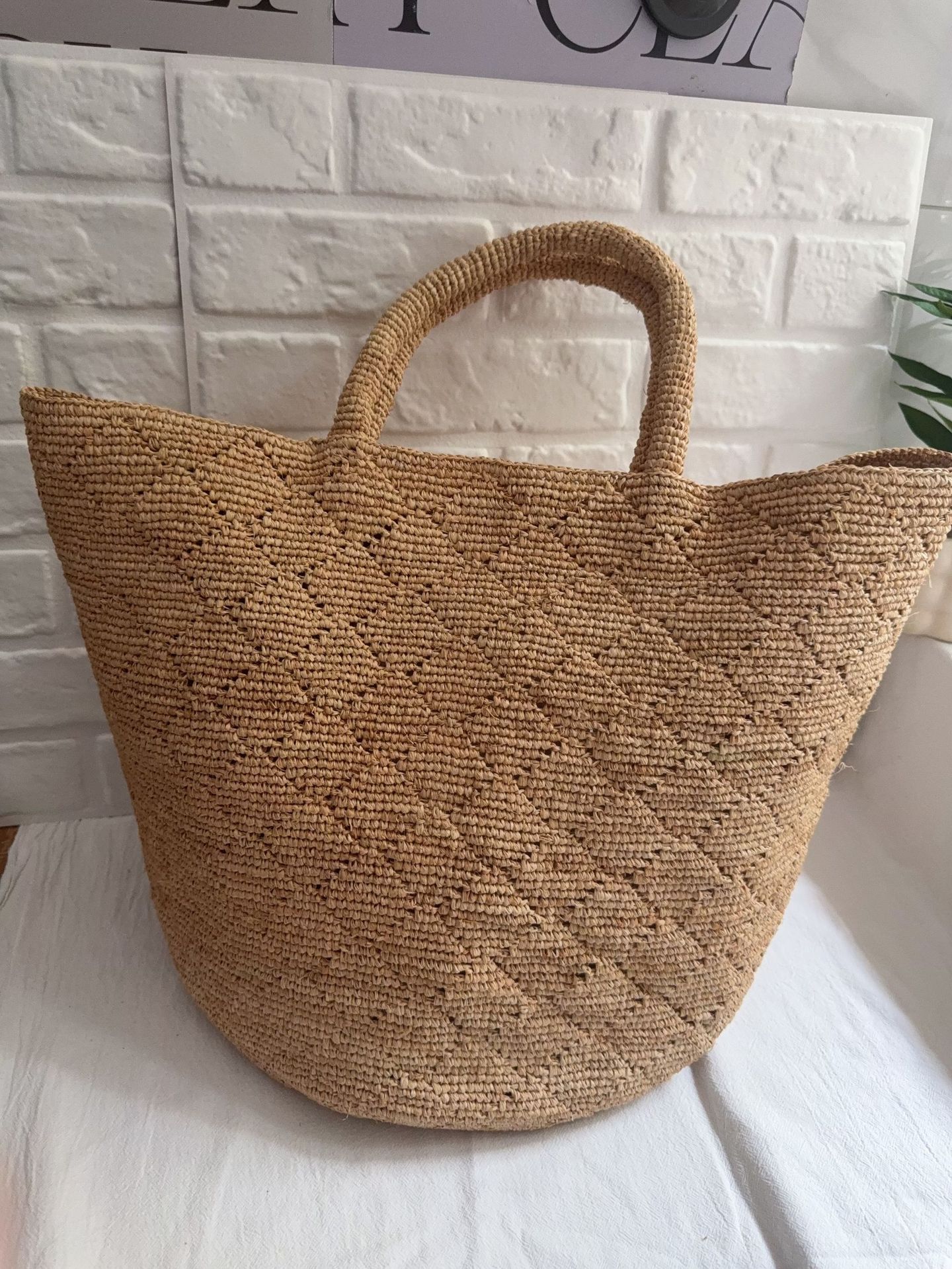 Модная пляжная сумка ручной ра – обзор и цена Crochet Bag Raffia