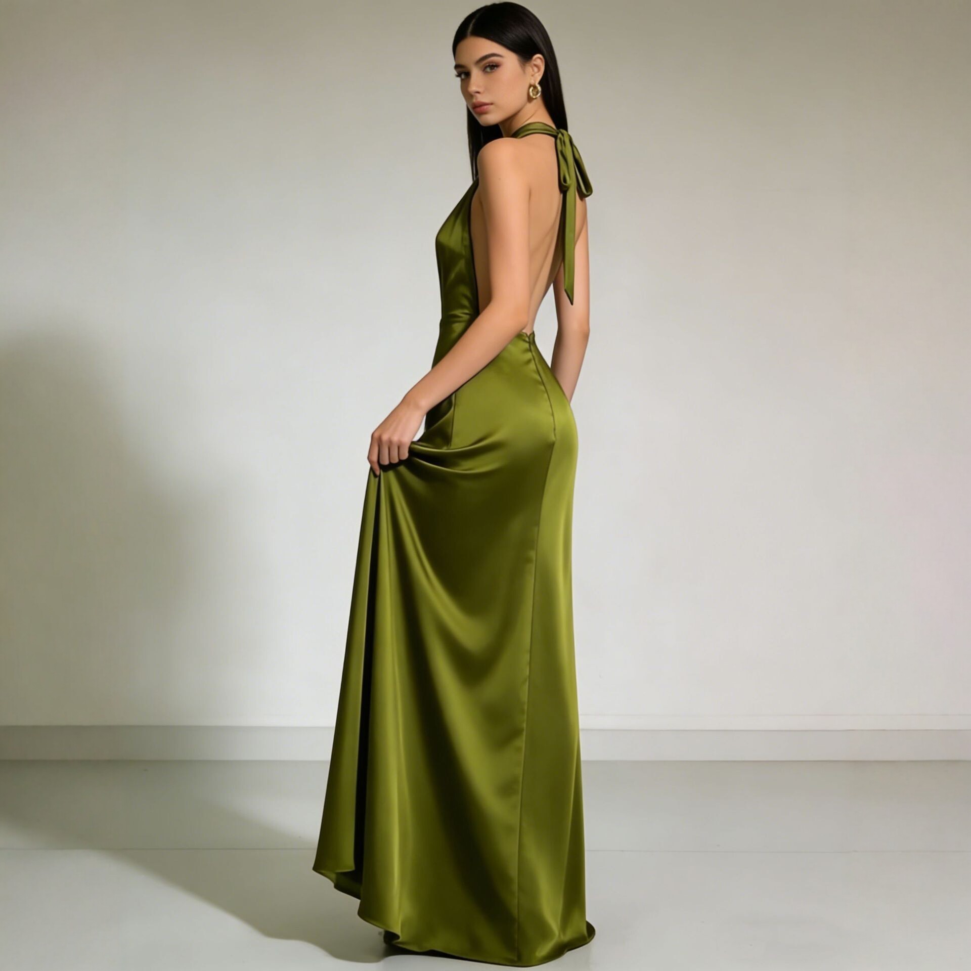 Элегантные вечерние платья 202 – обзор и цена Maxi Dress Halter