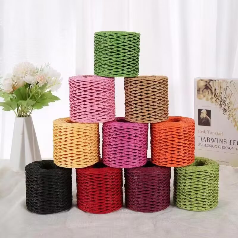190 г пряжи из рафии, пряжа из – обзор и цена Crochet Bag Raffia