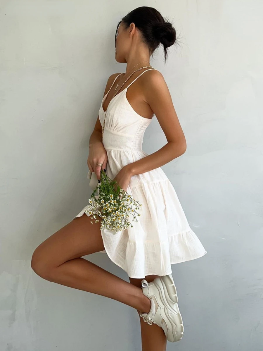Wolfeel, весенне-летнее женско – обзор и цена Linen Dress Wrap