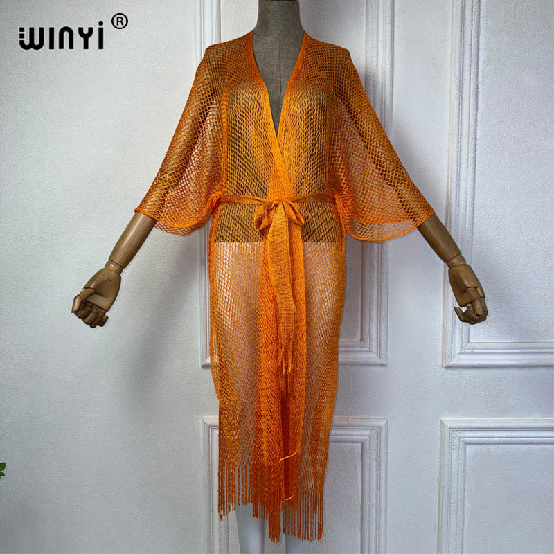 Пляжное кимоно WINYI с вырезам – обзор и цена Cover Up Kaftan
