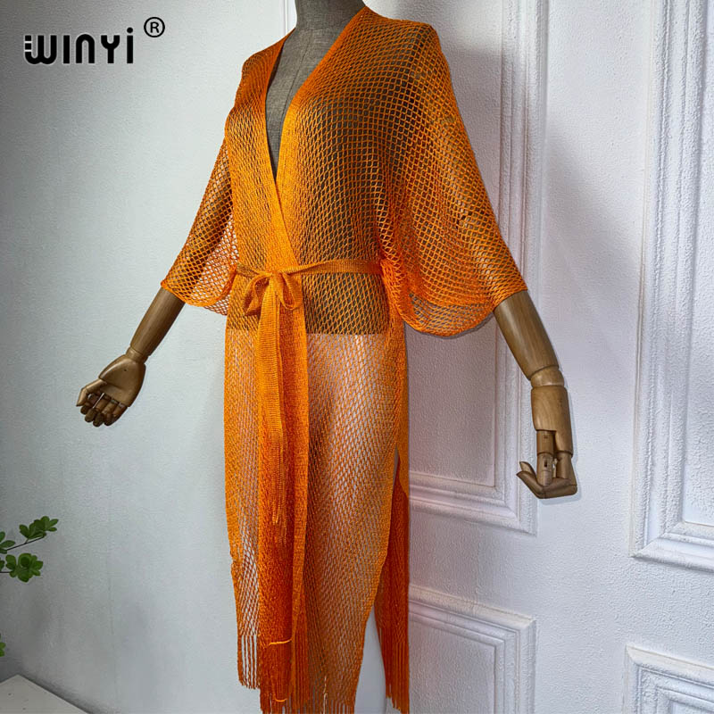 Пляжное кимоно WINYI с вырезам – обзор и цена Cover Up Kaftan