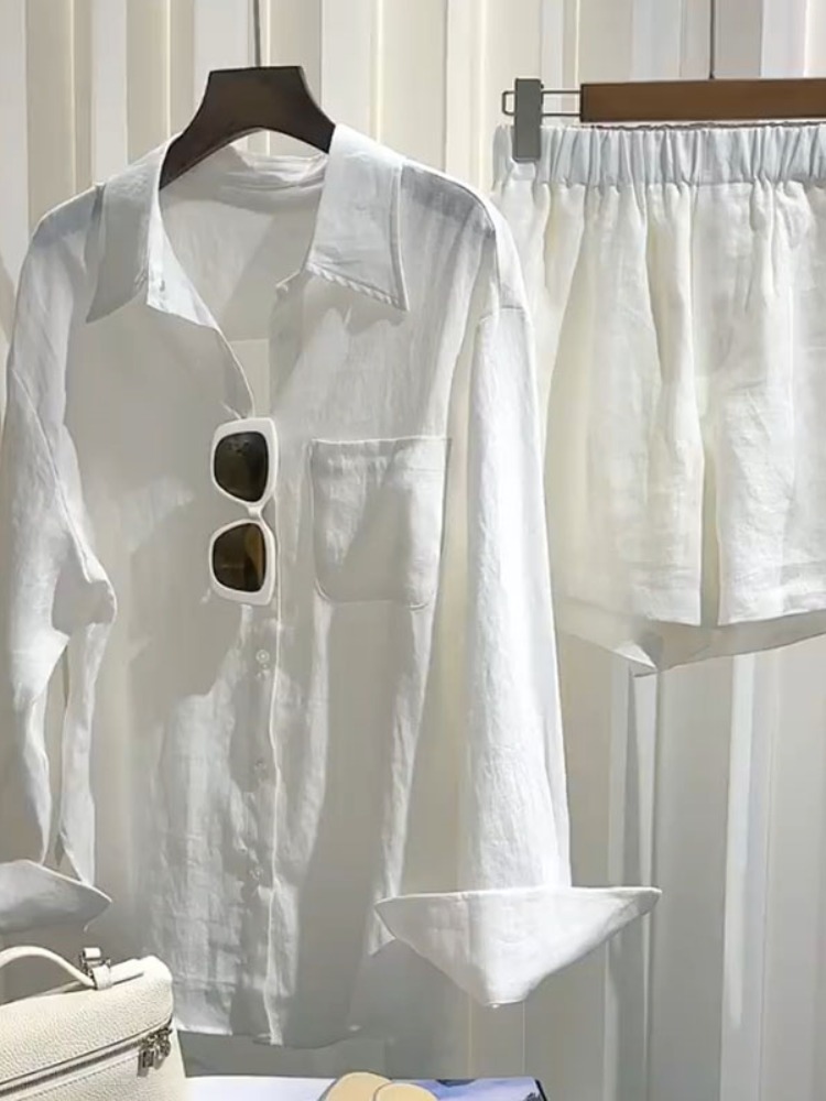 Летний женский льняной комплек – обзор и цена Linen Pant Wide